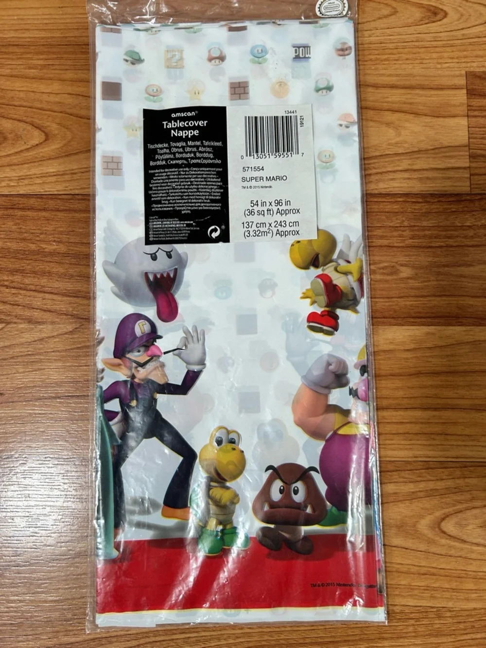 Super Mario Themed Tablecover